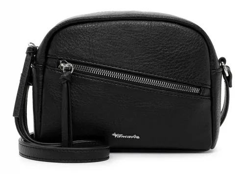 Tamaris Handtasche Alessia - Elegante Umhängetasche in Schwarz - Stilvolle Umhängetasche aus hochwertigem Material, ideal für jeden Anlass. Mit praktischem Reißverschluss und unifarbenem Design.
