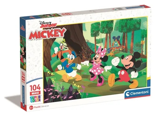 Puzzle 104 maxi super Farbe Mickey und Freunde 23772