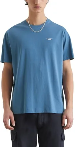 Marc OߴPolo Denim Herren T-Shirt aus Bio-Baumwolle Regular Fit, Blau (Glaucous Blue), L
