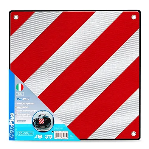 Aluminium Warntafel Italien 50 x 50 cm