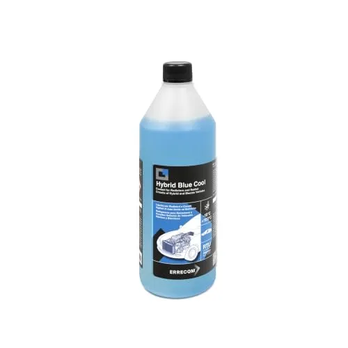 ERRECOM Hybrid Blue Cool, Kühlerflüssigkeit für Hybrid- und Elektrofahrzeuge -10°C/+103°C, Frostschutzmittel mit Oat-Inhibitor-Paket mit Phosphaten, gebrauchsfertig, 1 Liter