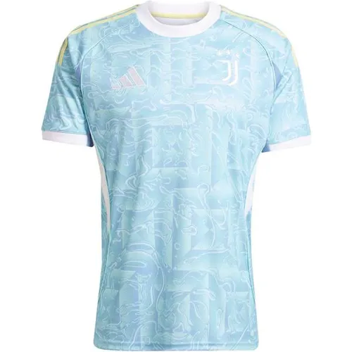 JUVENTUS TURIN 25/26 AWAY JERSEY L - Trikots: Das Juventus Turin Auswärtstrikot vereint italienischen Stil mit feuchtigkeitsregulierendem AEROREADY-Material für optimalen Tragekomfort und ein cooles Aussehen auf dem Platz.