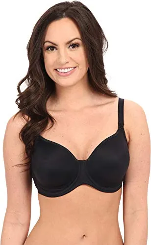 Anita Maternity Still-BH Basic Cup C-F, schwarz 90 - Still-BH aus feiner Microfaser mit nahtlosen Cups, bietet optimalen Tragekomfort und Unterstützung während der Stillzeit.