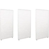 MCW Pavillonseitenteil MCW-L46-P 3er-Set - Pavillon-Seitenteile aus robustem Aluminium, sturmfest bis 100 km/h, ideal für Sicht- und Windschutz bei Ihrer Pergola L46.