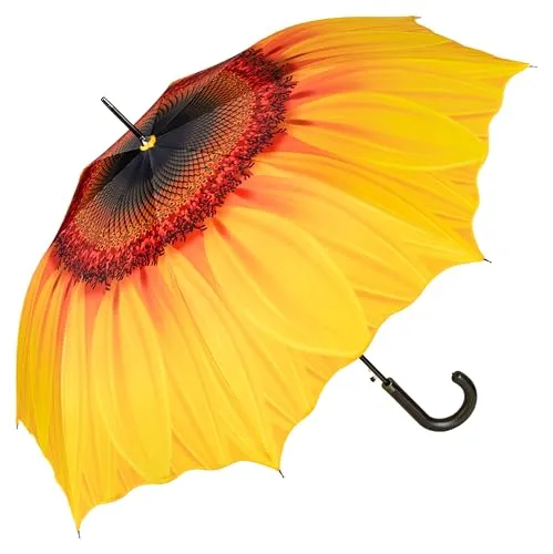 VON LILIENFELD Regenschirm Sonnenblume in gelb von VON LILIENFELD