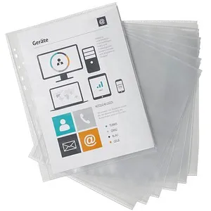 EICHNER Organisationshüllen DIN A4 transparent glatt, 10 St.