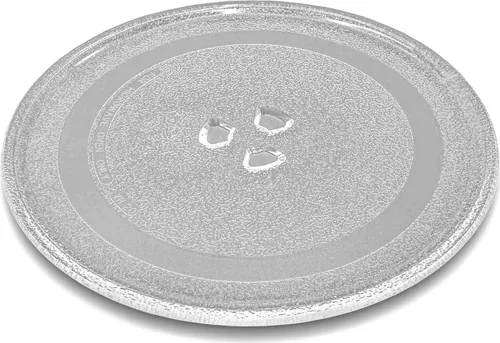 vhbw Mikrowellen-Teller kompatibel mit Silvercrest SMWH 700 A1, SMW 800 F2 Mikrowelle - Drehteller mit Y-Aufnahme, 24,5 cm, Glas