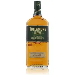 Tullamore D.E.W. Whiskey 40% Vol. 1l - Irischer Triple Distilled Whiskey, 1l Flasche, für einen besonders sanften und komplexen Geschmack, ideal für Genießer.