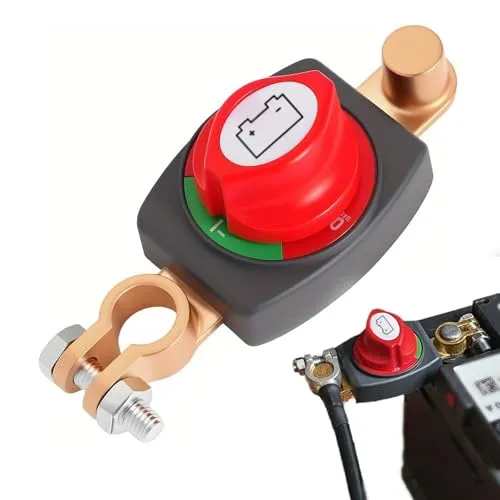 Wasserdichter Batterie-Hauptschalter 12–48 V, 275 A für Auto, Boot und Wohnmobil