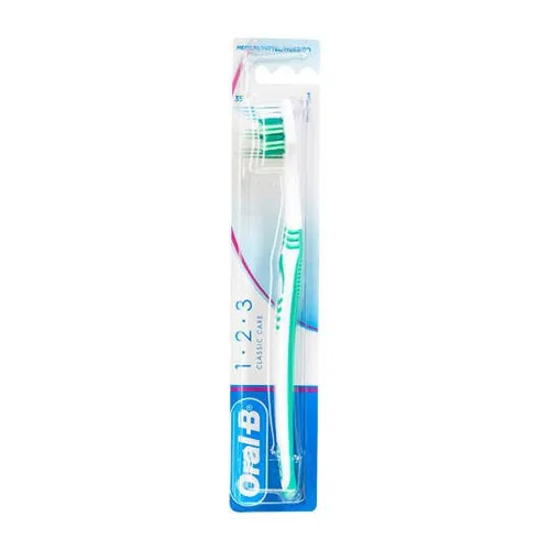 Oral-B Toothbrush 1 2 3 Classic Care Medium Szczoteczka do Zębów B 3014260746773