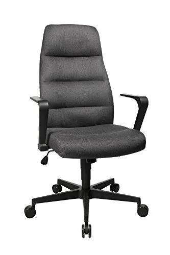 Topstar NC70RDC2 Chefsessel Chairman, anthrazit, ergonomisch - Ergonomischer Chefsessel in anthrazit, 63 x 64 x 124 cm, ideal für lange Arbeitstage und optimalen Sitzkomfort. Perfekt für Ihr Büro.