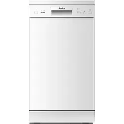 Amica GSP 14746 W - Unterbau Geschirrspüler 45 cm, 9 Maßgedecke, 4 Programme, energieeffizient und platzsparend