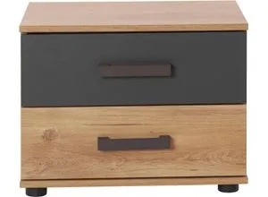 Wimex Nachtkommode in Plankeneiche-Nachbildung von Wimex