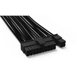 BeQuiet Computer, Strom Kabel [1x ATX-Strom-Stecker 24pol. (20+4) - 1x ATX-Strom-Stecker 24pol. (20+4)] 0.60m Schwarz