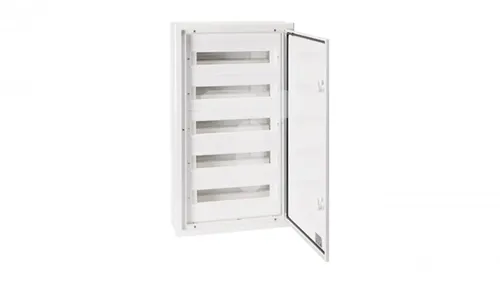 Verteilerkasten IP54 DARP-120 5x24 - Unterputz Sicherungskasten mit Aluminiumtüren, IP54 Schutzart und Platz für 120 Module - ideal für sichere Elektroinstallationen.