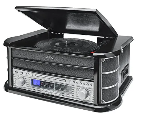 Dual 37714 NR 4-1 Nostalgiekompaktanlage, Schwarz