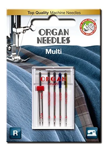 Organ Needles 5115000BL Maschinennadeln, Silber, Ein Größe, 5