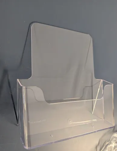 VITAdisplays® NE-233 Tisch-Prospektständer, DIN A4 Format, 20 Stück, transparent