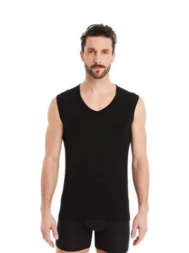 FINN Business Unterhemd Herren Ärmellos - V-Ausschnitt Tank-Top aus Lenzing® Modal - Unterhemd-Tanktops für Herren, unglaublich weich und federleicht für maximale Bewegungsfreiheit. Ideal als unsichtbares Unterziehshirt unter Hemd oder Anzug.