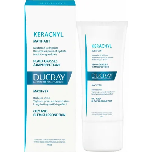 Ducray DUCRAY Keracnyl Mattifying Cream matujący krem do cery tłustej i trądzikowej 30ml (30 ml, Tagescreme) (160051)