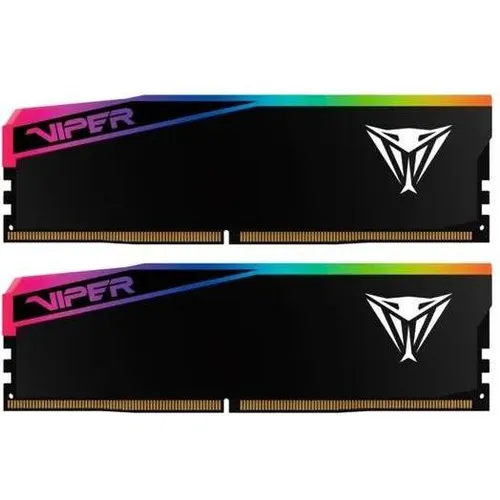 Viper Elite 5 Ultra RGB 32 GB DDR5-6000 Dual-Kit - Arbeitsspeicher mit 32 GB (2x 16 GB), beeindruckendem RGB-Licht und hoher Geschwindigkeit für Gaming und kreative Anwendungen. Kompatibel mit INTEL XMP und AMD EXPO.