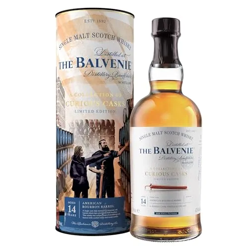 The Balvenie 14 American Bourbon Barrel 70cl - Exquisite Whisky - Whisky, reift in amerikanischen Bourbonfässern für einzigartigen Geschmack und exquisite Qualität. Ideal für Whisky-Liebhaber und Kenner.