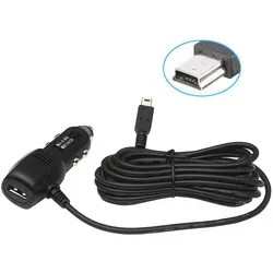 G64C KFZ Auto Ladegerät mit Mini USB Ladekabel – 3,5 m Navi Ladekabel 5V/2A USB Kfz Ladeadapter