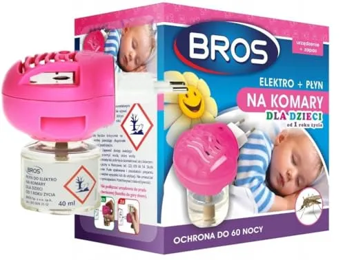 Bros Elektro Kinder Diffusor Elektrisch 60 Nacht + Flüssigkeit
