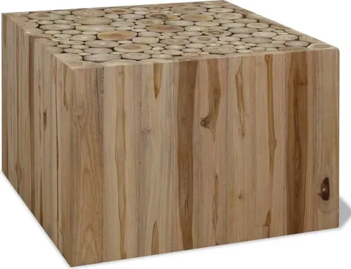 Maison Exclusive Couchtisch aus Teakholz 50x50x35 cm