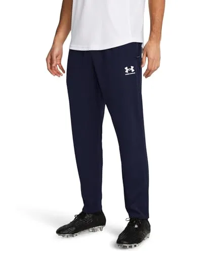 Under Armour Challenger Pro Trainingshose Damen - Stoffhosen für Damen, figurbetonte Passform mit feuchtigkeitsableitendem Material und Knöchelreißverschlüssen für einfaches An- und Ausziehen.