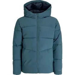 Jack & Jones Outdoorjacke JJGLOBAL PUFFER JACKET MNI - Stylische Steppjacke für Jungen im Alter von 3-16 Jahren, mit Kapuze und recycelter Polyester-Wattierung für optimale Wärme und Komfort.