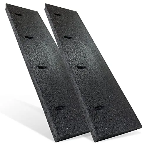 TOPRUBBER ® Bordsteinrampensatz 2X Bordsteinrampe 1000x250x45 aus Gummigranulat