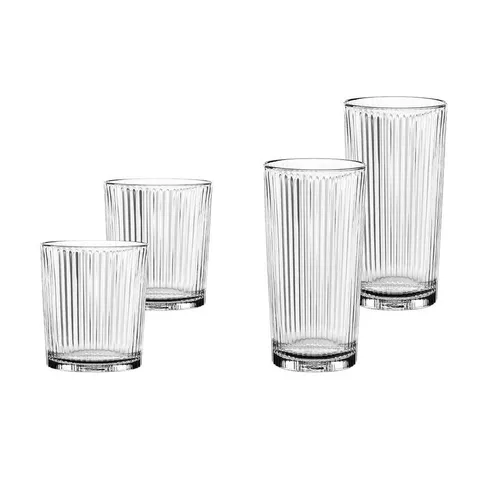 Nachtmann Cocktailglas Nachtmann Aperitivo Becher Set Becher/Longdrink 8 tlg., Kristallglas