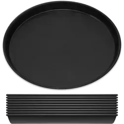 GRÄWE Pizzablech Ø 26 cm, 10-teilig – Made in Germany - Küchenhelfer für gesundes Backen: Das 10er-Set aus hitzebeständigem Blaublech entwickelt durch Ölpflege eine natürliche Antihaftwirkung und ist ideal für Pizza und Flammkuchen.