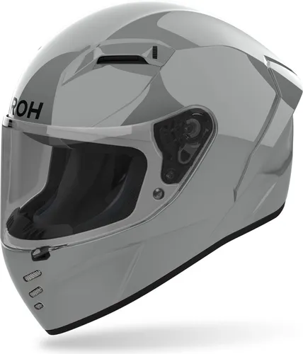 Airoh Connor Color Integralhelm - Grau - S - Motorradhelm mit innovativem Belüftungssystem für maximalen Fahrkomfort und Sicherheit. Ideal für leidenschaftliche Biker, die Stil und Funktionalität vereinen möchten.