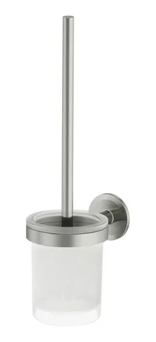 Lenz WC-Reinigungsbürste HYGGE NOA - Platzsparend & Elegant - Die Lenz® WC-Bürstengarnitur HYGGE NOA überzeugt mit edler Nickeloptik und platzsparender Wandmontage. Einfach zu reinigen und ideal für moderne Badezimmer. 10 Jahre Garantie für langlebige Qualität.