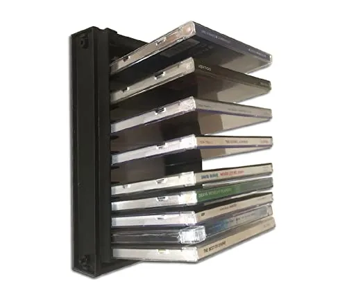 Protected CD Kunststoffregal für 15 CDs