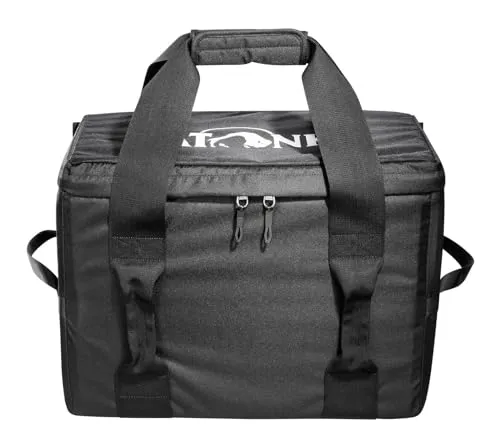 Tatonka Gear Bag 40 black (040) 40 l - Outdoor Reisetasche mit 40 l Volumen, rundum gepolstert und ideal für den sicheren Transport von Ausrüstung. Recycelte Materialien und PFC/PFAS-frei.