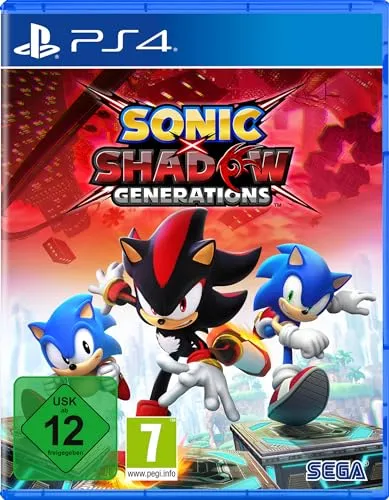 Sonic x Shadow Generations Day One Edition - PS4 - Actionreiche PS4-Spiele, erlebe Shadows neue Fähigkeiten in einer spannenden Story-Kampagne und entdecke verbesserte Grafik im Remaster von Sonic Generations!