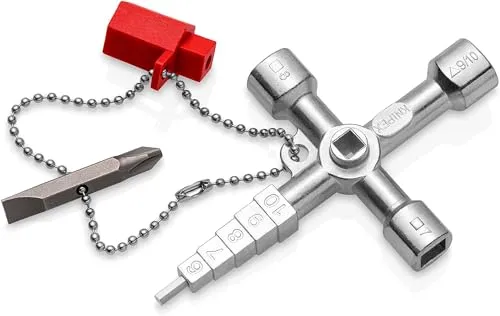 KNIPEX Profi-Key für gängige Absperrsysteme 89 mm, 00 11 04