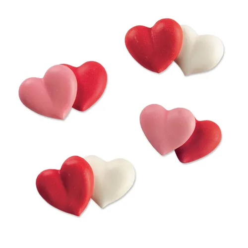 Doppelherzen aus Zucker, klein