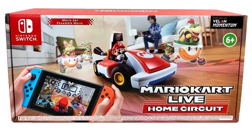 Nintendo SWITCH Spiel Mario Kart Live: Luigi Home Circuit - NEU - PC- & Videospiele, interaktives Kart-Rennen im eigenen Wohnzimmer mit AR-Technologie für unvergesslichen Spielspaß.
