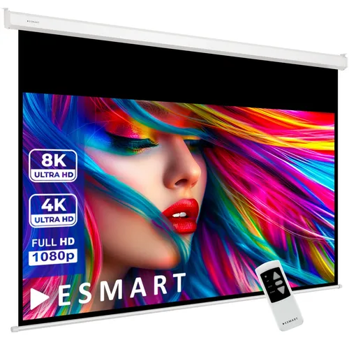 ESMART Professional MIMOTO Tageslicht-Motor Leinwand GRAU 332x187cm (150