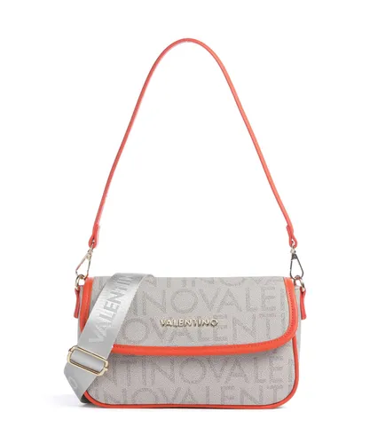 Valentino Bags Regina Re Schultertasche - Damen | Grau-Orange VBS9IS09-360 - Elegante Valentino Bags Regina Re Schultertasche aus hochwertigem Lederimitat, ideal für stilvolle Auftritte und den täglichen Gebrauch.
