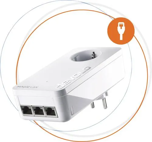 DEVOLO 8502 Magic 2 LAN triple Powerline Adapter von devolo