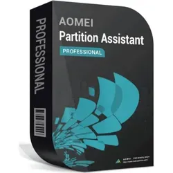 AOMEI Partition Assistant Pro - Dauerlizenz für 2 PCs - Hilfsprogramme/Tools & Treiber, einfaches Partitionieren und Verwalten von Festplatten unter Windows, ideal für effektive Datenorganisation.