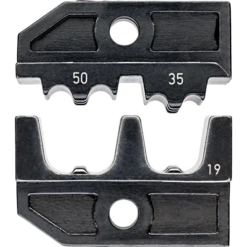 Knipex 97 49 19 Crimpeinsatz Aderendhülsen - Zangen-Zubehör für Knipex Zangen, ideal zum Crimpen von isolierten und unisolierten Aderendhülsen von 35 bis 50 mm².
