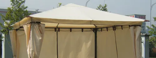 TPFGarden Pavillon-Ersatzdach VENEDIG, 300.00 x 300.00 cm (Pavillondach quadratisch, Zeltabdeckung, 300x300 cm, Farbe: écru), strapazierfähige PVC-Beschichtung - Outdoor geeignet