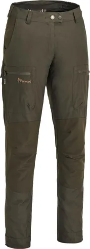 Pinewood Damen Caribou TC Trousers Größe 46 - Damen Outdoorhose in Größe 46, gefertigt aus elastischem 4-Wege-Stretch-Material für höchste Bewegungsfreiheit. Ideal für aktive Touren mit umweltfreundlicher Bionic Finish® Eco-Imprägnierung.