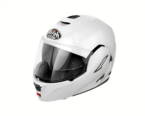 Airoh Rev 19 Flip-Up Helm - M, Weiß in weiß von Airoh